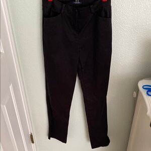Jones New York Black Straight Leg Pants